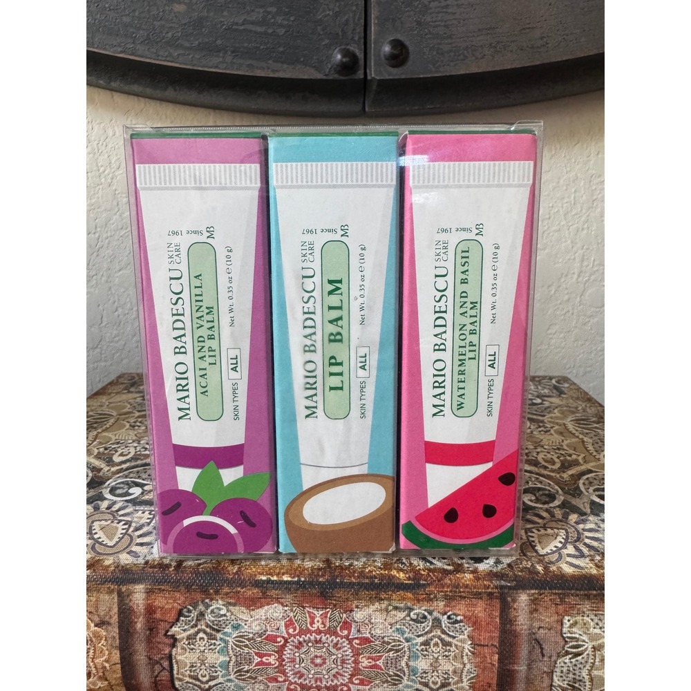 Mario Badescu Lip Balm Trio